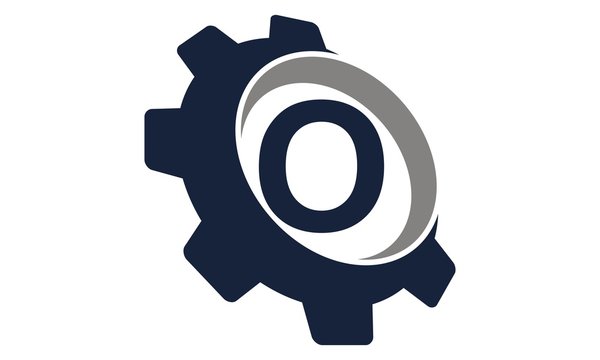 Gear Logo Letter O