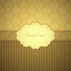Vintage frame template.