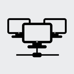 Multiple Computers Connected icon