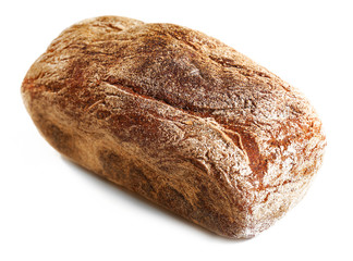 Bread isolated on white