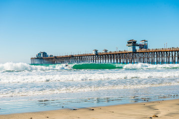 The fishing pier in Imperial Beach, San Diego,California.