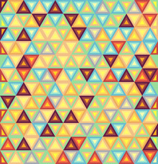 vector seamless geometric abstract triangle pattern background