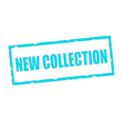 New collection wording on chipped Blue rectangular signs