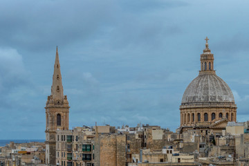 Fototapeta na wymiar View over Valletta