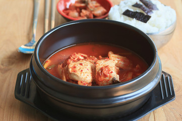 kimchi soup - korean food
