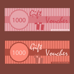 gift voucher card