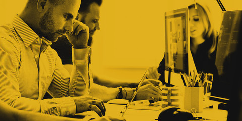 Business People Meeting Discussion Working Office Concept