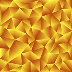 Bright yellow polygonal background
