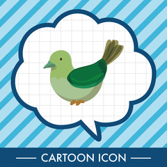 bird cartoon design elements vector