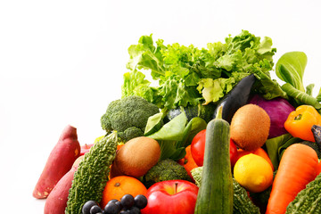 新鮮な野菜と果物