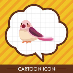 bird cartoon design elements vector