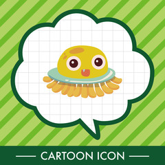 monster cartoon theme elements vecotr,eps