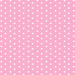 Valentine's Day and white heart on pink background. Valentine's Day and wedding day. Holiday background.