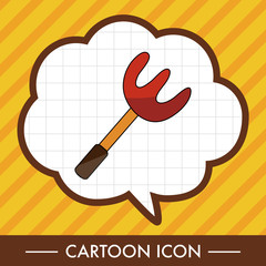 gardening shovel theme elements