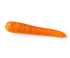 Carrot on white background