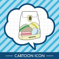 france Macarons theme elements vector,eps