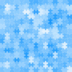 Jigsaw puzzle blank template 225 pieces