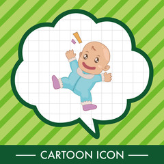 person character baby theme elements