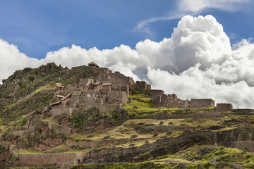 Fototapeta na wymiar Pisac, rovine inca. Valle Sacra, Peru