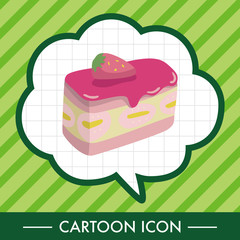 decorating cake theme elements vector,eps10
