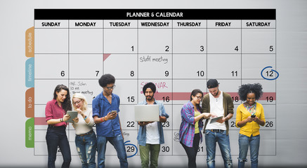 Calender Planner Organization Management Remind Concept