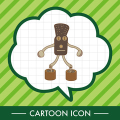 robot theme elements vector,eps