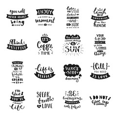 Hand drawn lettering collection
