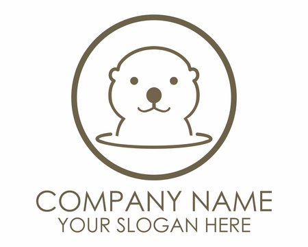 Otter Beaver Odents Vector Logo