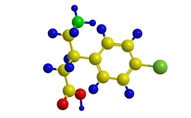 Baclofen (Lioresal) - molecular structure