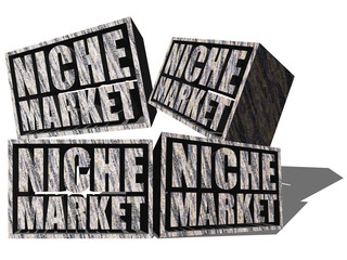 Niche Markets - A conceptual illustration of niche markets.