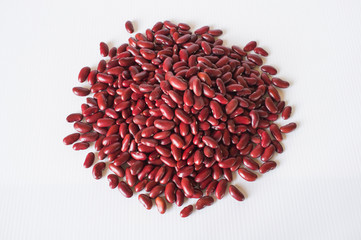 red beans on corrugated plastic