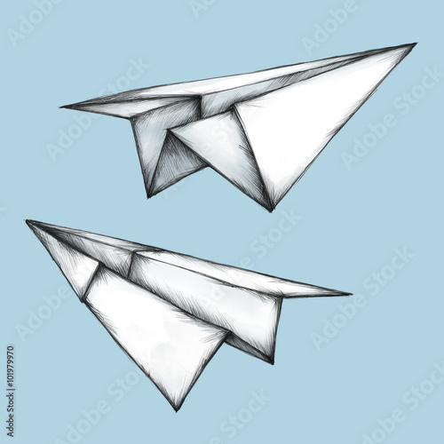 "Einfache Papierflieger" Stockfotos und lizenzfreie Bilder auf Fotolia