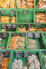 Vegetable market in Oslo, Norway.