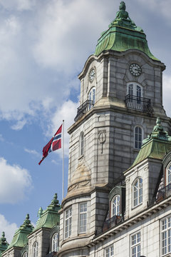 OSLO - JULY 15, 2014 :Historic building in the center, July 15,