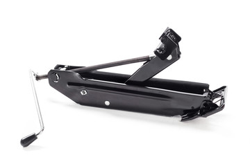 Car jack isolated on white