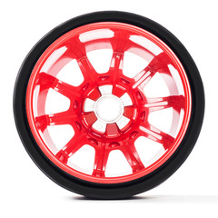 Obraz premium Spare wheel / stepney isolated on white background
