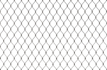 Metal chain link fence background texture isolated