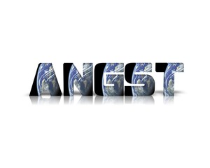 Naklejka premium Angst 3D Wort