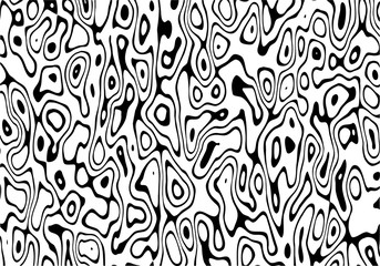 Zebra like circles pattern