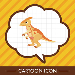 dinosaur cartoon theme elements vector,eps