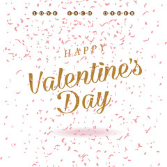 Fototapeta na wymiar Happy Valentines Day Card Design. Valentine concept.