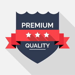Flat-UI-Premium-Quality-badge-label-in-red-blue