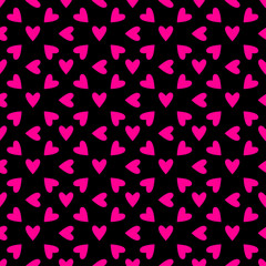 Seamless hearts pattern