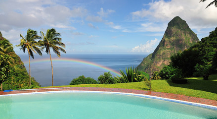 Rainbow by the Piton