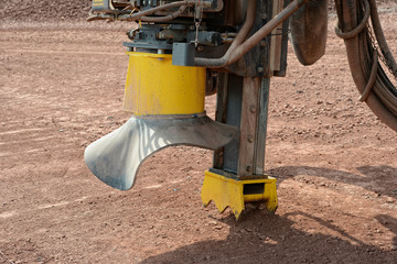 drill in a quarry mine.