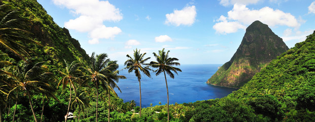 St. Lucia - obrazy, fototapety, plakaty