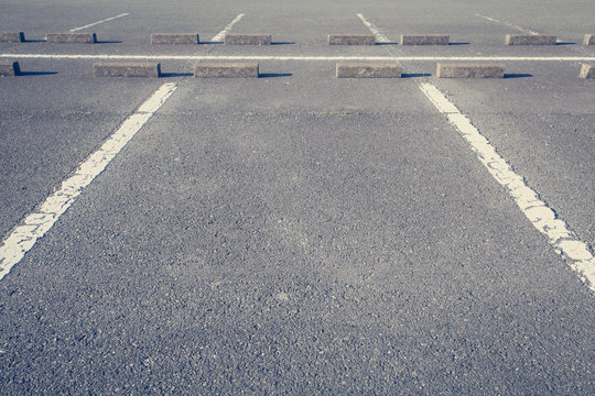 Outdoor Empty Space in a car parking Lot