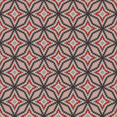 Abstract pattern with seamless knitted texture