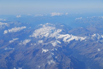 アルプスの山々