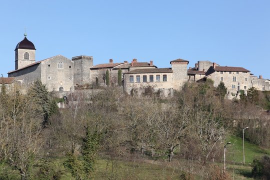 Medieval village of Perouges in France